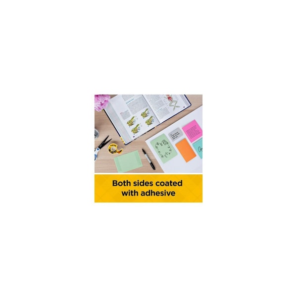 Scotch Office Tape, 250 in L, 1/2 in W, Plastic Backing Clear 136 - main