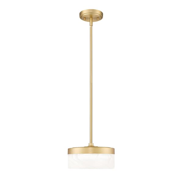 Z-Lite Renaud Modern Gold 1 Light Pendant 827P9-MGLD-LED - main