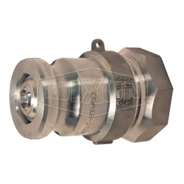 Dixon Type A Jump Size Bayloc Cam & Groove Adapter, 2 in Nominal, Dry Disconnect Male Adapter x FNPT End S DBA11-1520 - main