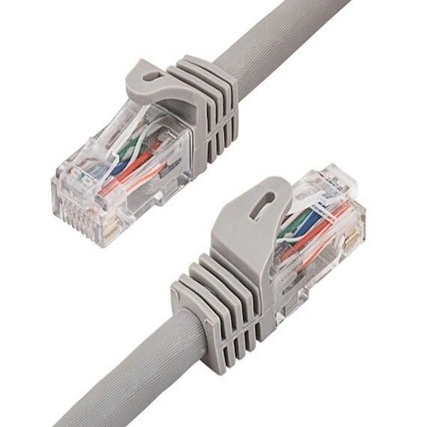 Sanoxy 1ft Cat6a 600 MHz UTP Snagless Ethernet Network Patch Cable, Gray SNX-CBL-LDR-C6110-3001 - main