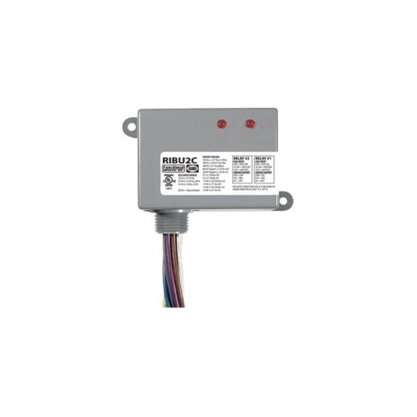 Functional Devices-Rib EnclosedPre-Wired Relay, 120VAC, DPDT, 10A RIBU2C - main