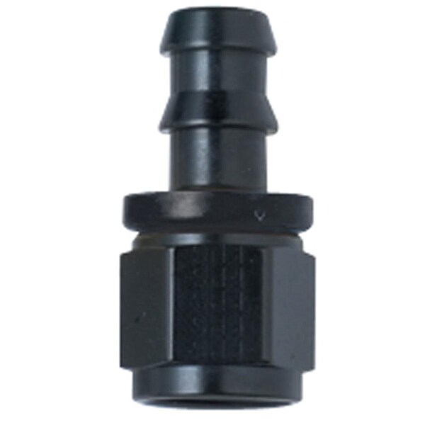 Fragola 200116-BL 8000 Series Push-Lock Straight -16 AN Race Hose End, Black FRG200116-BL - main