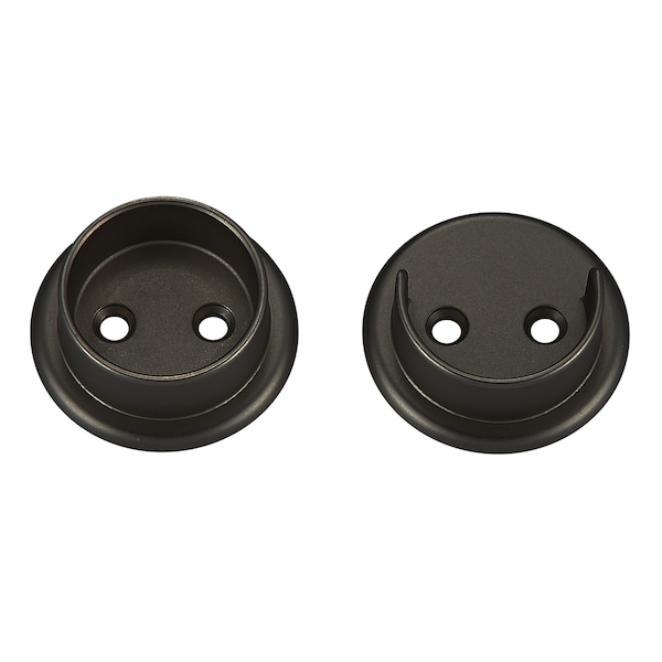 Geo PSM112-MB Metal Pole Socket Set 1-1/2" Diameter Matte Black Finish GBH-PSM112-MB - main