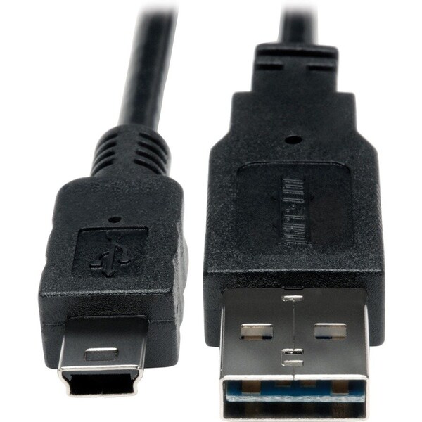Tripp Lite 6 INCH USB 2.0 UNIVERSAL REVERSIBLE CABLE A TO 5PIN MIN-B M/M 6INCH UR030-06N - main
