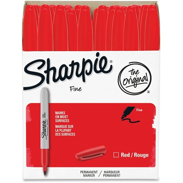Sharpie Permanent Marker, Fine Tip, Capped, 36 PK 1920937 - main