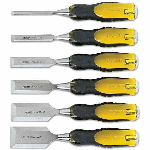 Stanley Chisel Set, Not Tether Capable, 6 Pieces 16-971 - main