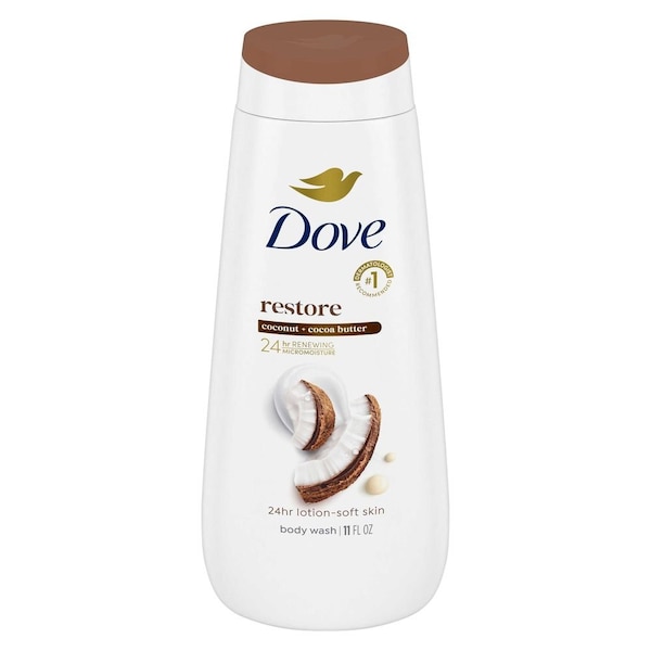 Dove Restoring Coconut and Cocoa Butter Body Wash, 11 Ounce, 6PK 62684756 - main