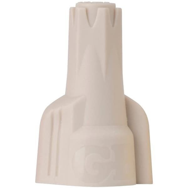 Gardner Bender HexLok Wire Connector, 22 to 8 AWG Wire, Copper Contact, Thermoplastic Housing Material, Tan 25-1H1 - main