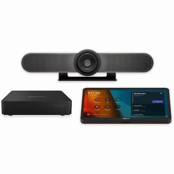 Logitech Small Room Tap + MeetUp + Lenovo ThinkSmart Core Gen 2 for Microsoft Teams Rooms on Windows TAPMUPMSTLNV2 - main