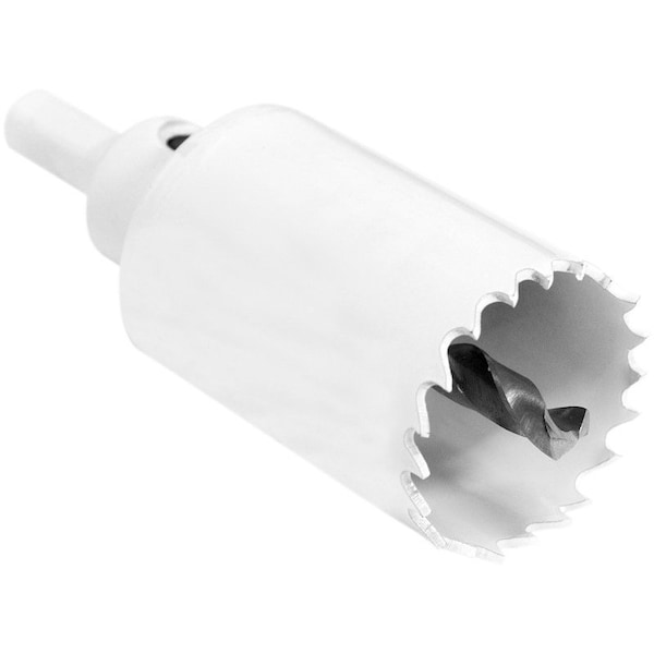 Vulcan Hole Saw with Arbor Hanager, 1-1/8 in Dia, 1-7/8 in D Cutting, 4/6 TPI, HSS Cutting Edge 960321OR - main