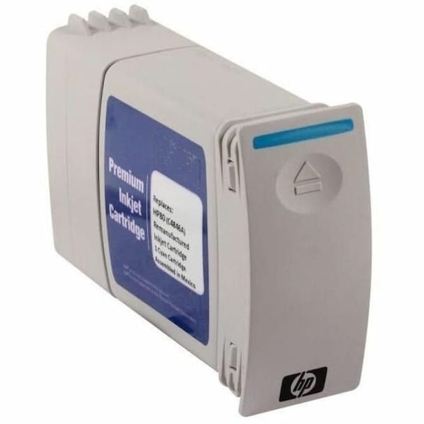 Clover Imaging Group WF Remanufactured High Yield Cyan Wide Format Ink Cartridge WH80C - main