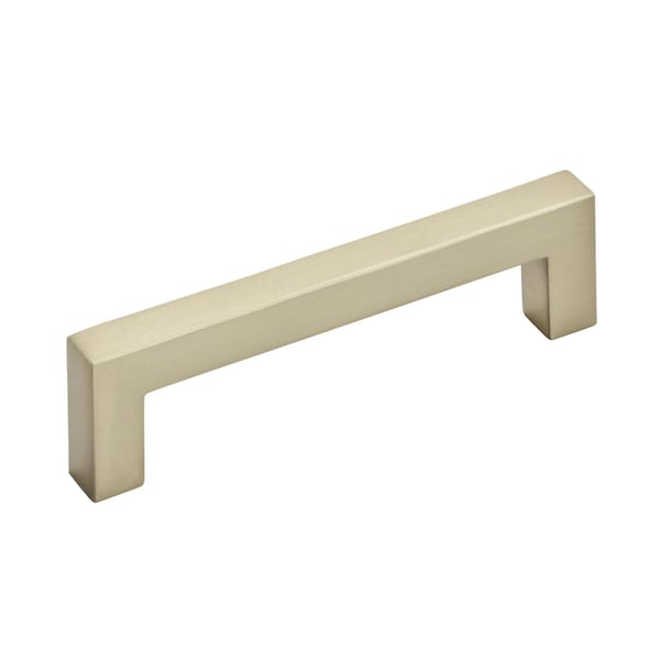 Amerock Monument 3-3/4 inch (96mm) Center-to-Center Golden Champagne Cabinet Pull, 10PK 10VMP36570BBZ - main