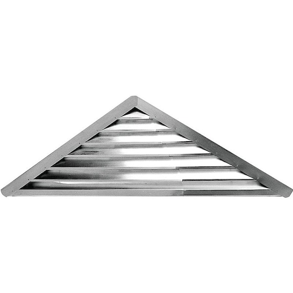 Lomanco LomanCool Adjustable Louver, Aluminum, Mill, Roof Installation 910 - main
