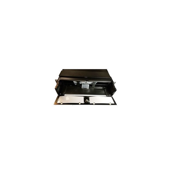 Cable Wholesale Fiber Distribution Panel Enclosure, Rack Mount, 2RU, 6 Plate/Cassette Openings 61F1-02000 - main
