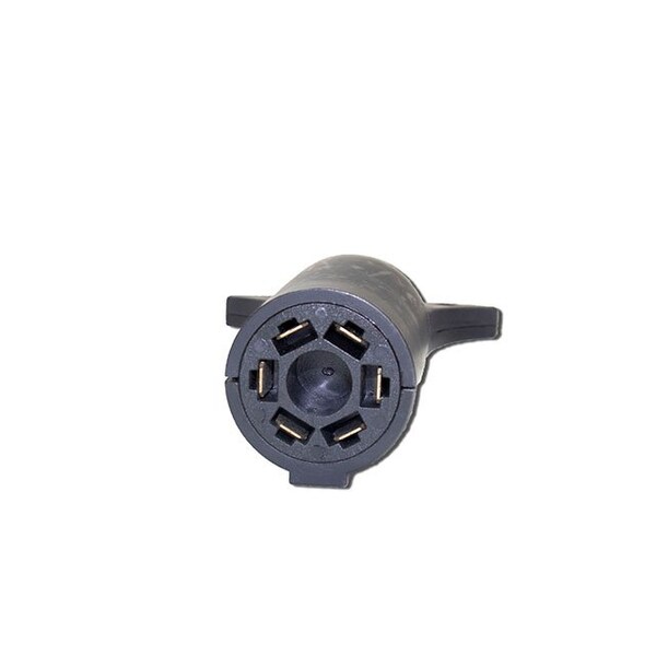 Switch Components Step-Down Adapter, 7-Pole RV to 6-Pole Round Aux Pin TCAW-76A - main