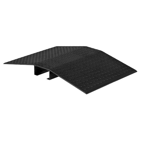 Vestil Fabricated Aluminum Hose and Cable Crossovers 48 In. x 48 In. 2000 Lb. Capacity Black FHCR-48-48-16-BK - main