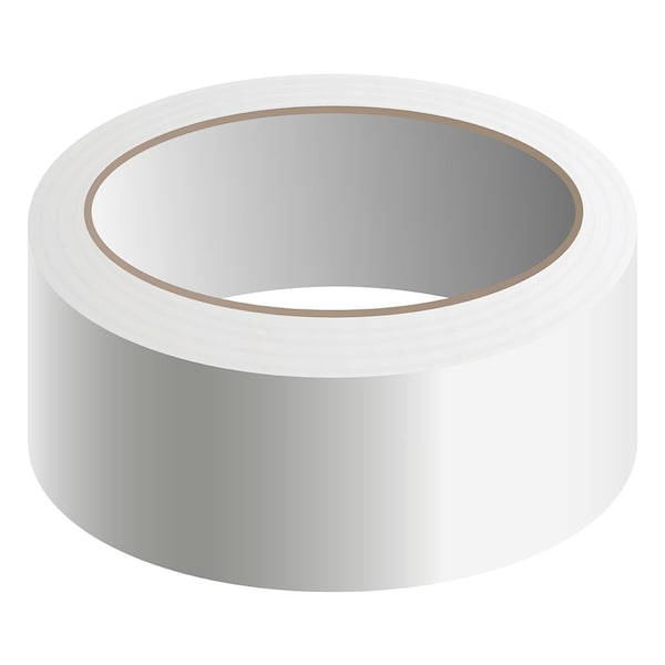 Nmc Tape, Hazard, White, 3"x36 Yd T236 - main