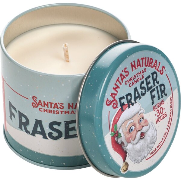 Santas Naturals 9 Oz. Fraser Fir Candle SN001-FF-C6-TTD - main