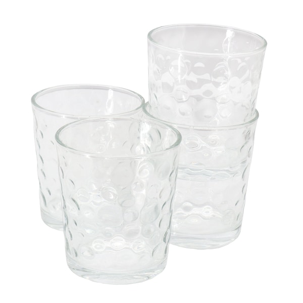 Gibson Home 4 Piece 13.5 Ounce Bubble Double Old-Fashioned Glassware Set 141401.04 - main