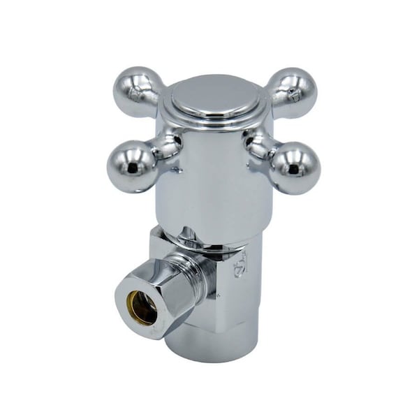 Mountain Plumbing Brass Cross Handle 1/4 Turn Valve - Lead Free 1/2" Female IPS in Matte Black MT4001X-NL/MB - main