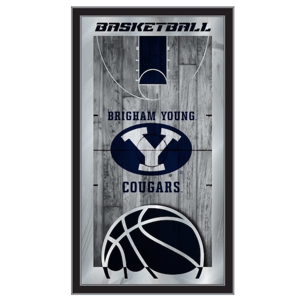 Holland Bar Stool Co Brigham Young 15" x 26" Basketball Mirror MBsktBrigYn - main