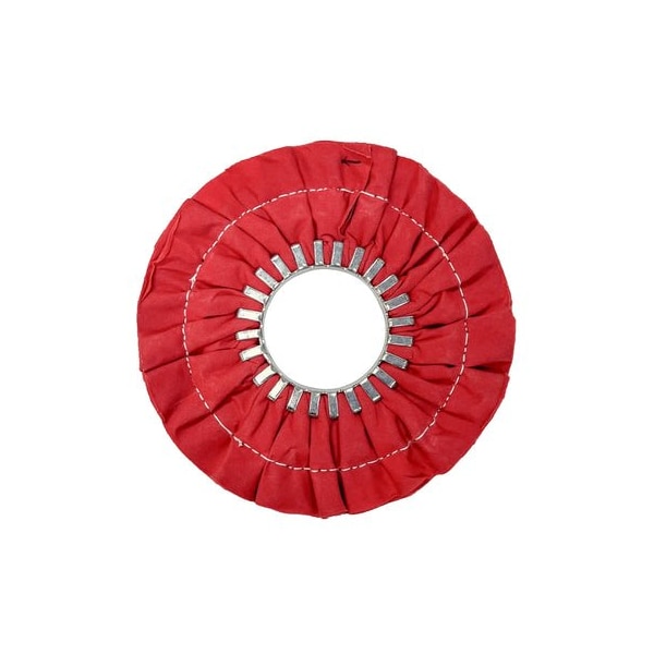 Renegade Products Usa 9" Stitched Airway Buffing Wheels, Red, Single Stitch, No Center Plate FAW9X3N2-16PRTX-SO - main