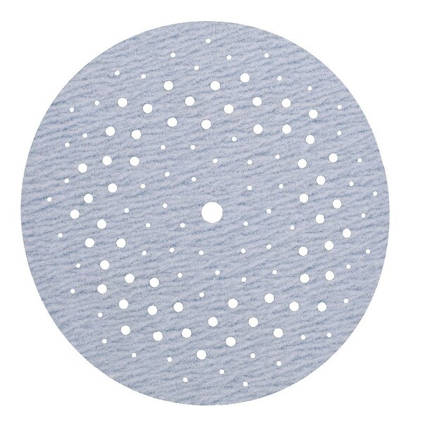 Norton Co 0 Sanding Disc, 5 in Dia, 1116 in Arbor, Coated, P180 Grit, Fine, Alumina Ceramic Abrasive, Spiral 4037 - main
