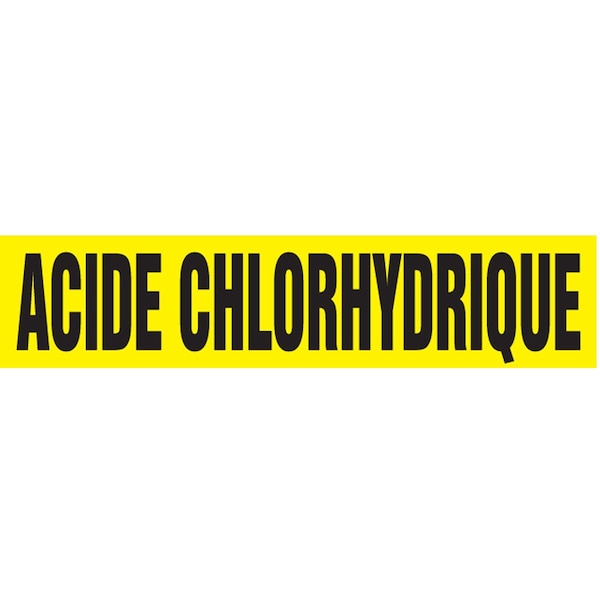 Accuform FRENCH PIPE MARKER ACIDE CRPK451SSH - main