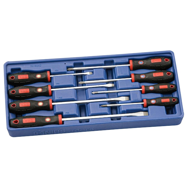 Genius Tools 8 Pieces Combination Screwdriver Set TR-508Z - main