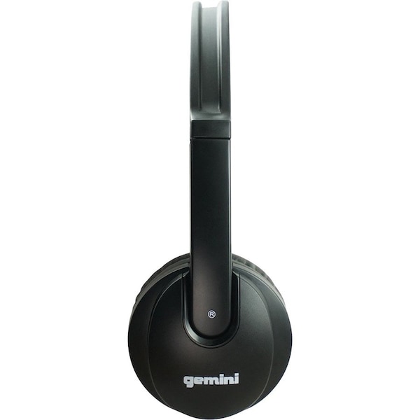 Gemini Professional DJ Headphone 40mm Dynamic Drivers, Black DJX-200 (BLK) - main