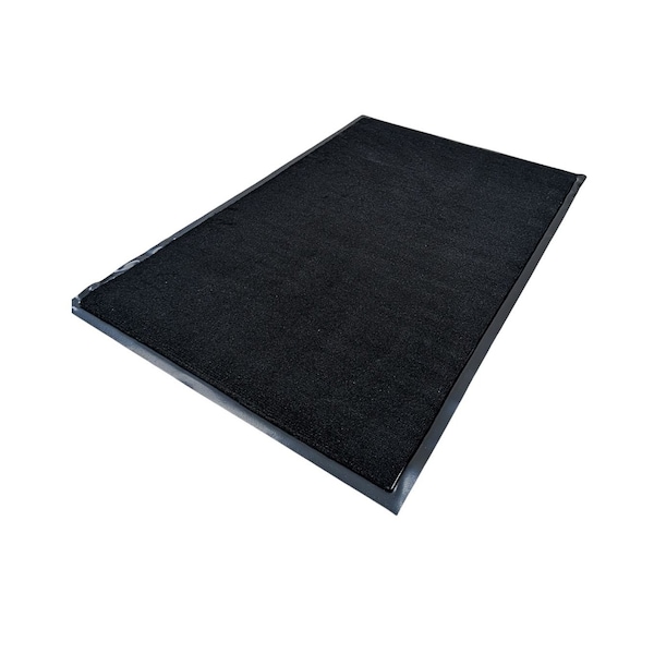 Mud Rug 2 ft x 3 ft Carpet Mat, Black, Premium Olefin Carpet, Vinyl Backing FM-060 - main