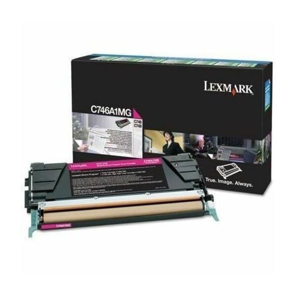 Lexmark Standard Yield Magenta Toner Cartridge 7K YLD C746A1MG - main