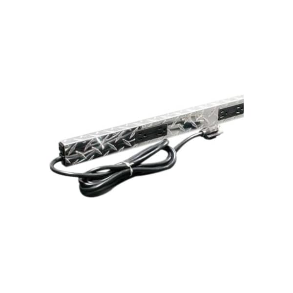 Wiremold Power Strip, Surge, 6 ft., Silver PM48TC - main