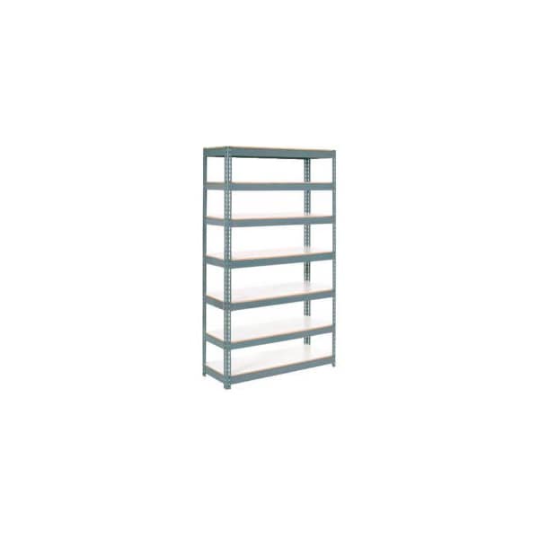 Global Equipment Extra Heavy Duty Shelving 48Wx12Dx96H 7 Shelves 1500 lbs. Cap. Per Shelf GRY 236782GY - main