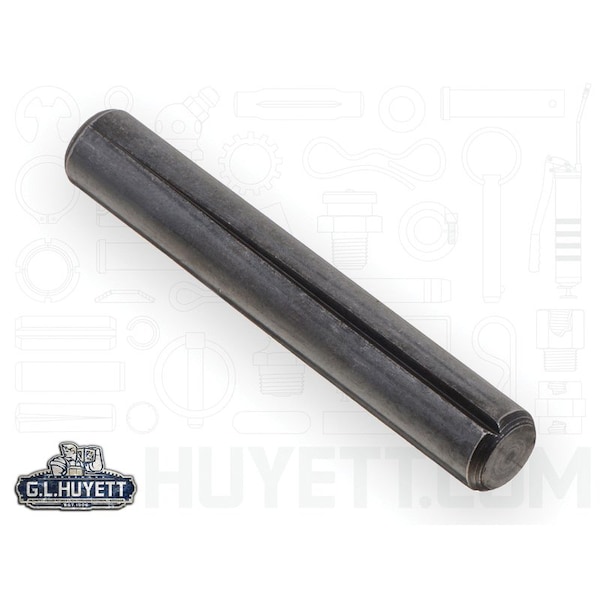 Huyett Type A Grooved Pin, Alloy Steel, 0.312 in Dia x 0.310 in Small End Dia x 2.000 in Length GPA-0312-2000-A - main
