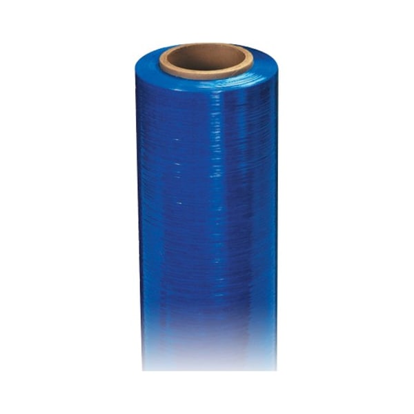 Partners Brand Stretch Film, 18"x80 Gaugex1500Ft, Blu, PK4, 18" W x 1500 ft. L, 80 ga., Cast Style, Blue SF188CBLUE - main