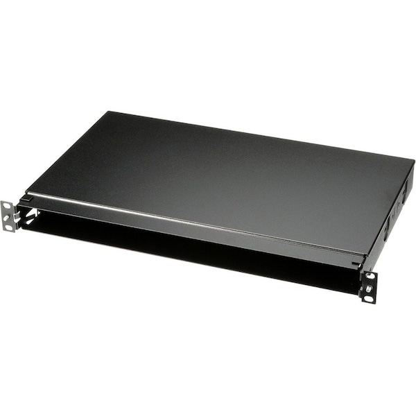 Pannet Rack, Fiber mount Tray, 1RU, Blk FMT1 - main