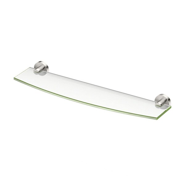 Gatco Glam Glass Vanity Shelf, Satin Nickel 4646 - main