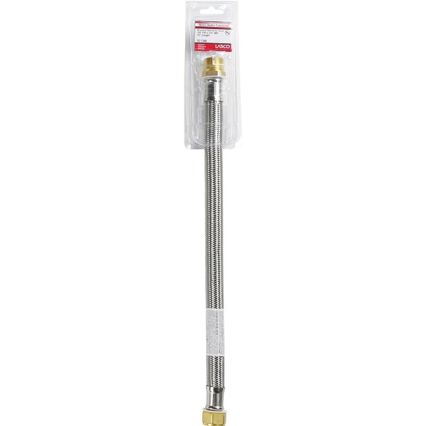 Westlake Pipe & Fittings 3/4'' FIPx3/4'' MIPx18'' L Water Heater Connector 10-1346 - main