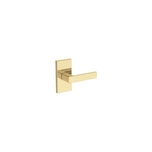Baldwin Residential Door Levers Passage Right Hand Non-Lacquered Brass PSSHACFR031 - main