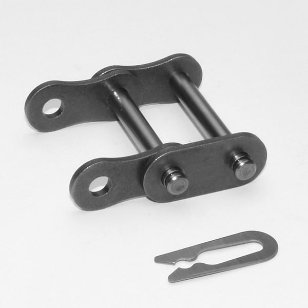 Senqcia 35-2CL Double Strand Spg Clip Connecting Link, 35-2 chain, 3/8 P, .91 OAW, .141 Pin S-35-2CL - main