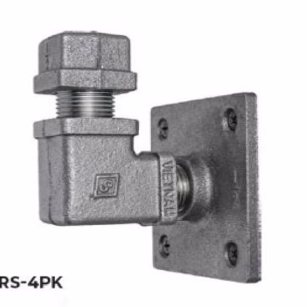 Stz Industries 1/2 in. FIP each X 1/2 in. D FIP Black Malleable Iron Pipe Hook 36612SQSGLHOOK - main
