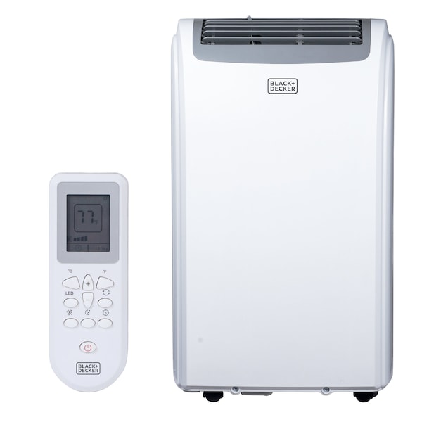 Black & Decker 8,000 BTU Cooling SACC/CEC, Portable Air Conditioner with Heater, 12,000 BTU Cooling ASHRAE 128 BPP08HWTB - main