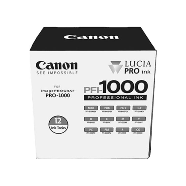 Canon PFI 1000 12 INK PACK 0545C006 - main