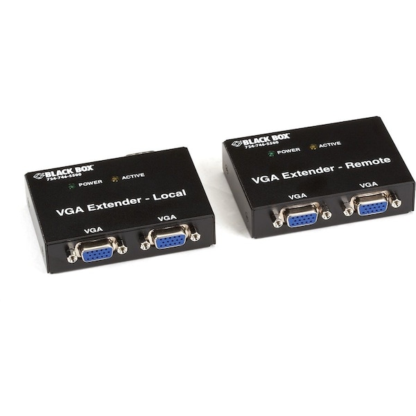 Black Box Vga Extender Kit, 2-Port Local, 2-Port R AC555A-R2 - main