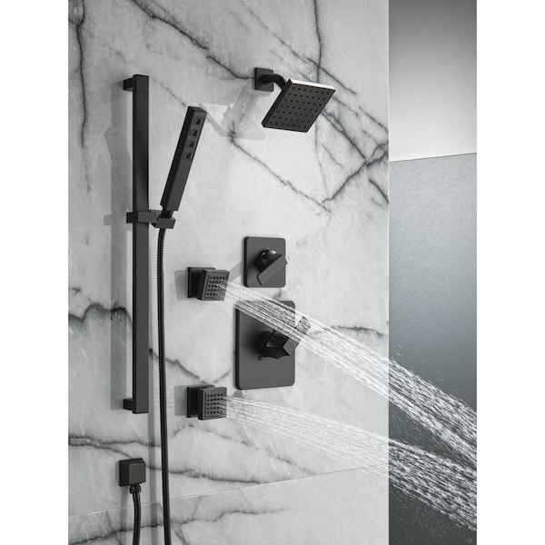 (´・ω・｀) H2Okinetic® Single-Setting Slide Bar Hand Shower in Stainless
