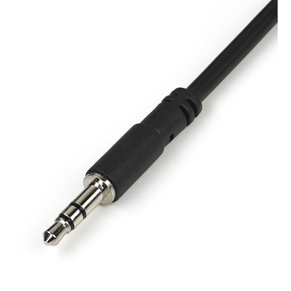 Startech.Com SLIM STEREO SPLITTER CABLE - 3.5MM MALE TO 2X 3.5MM FEMALE MUY1MFFS - main