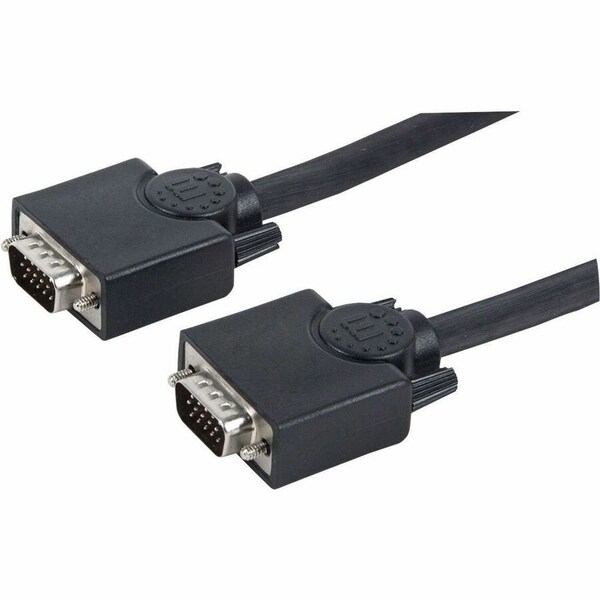 Manhattan - Strategic MANHATTAN SVGA Monitorkabel HD15 Stecker auf HD15 Stecker 15 m schwarz im Polybag 313629 - main