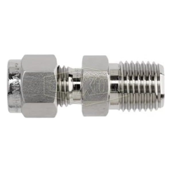Dixon The Right Connection Instrumentation Connector, 1/8 in x 1/4-18 Nominal, Tube x MNPT End Style, 316 2-DMC-4 - main