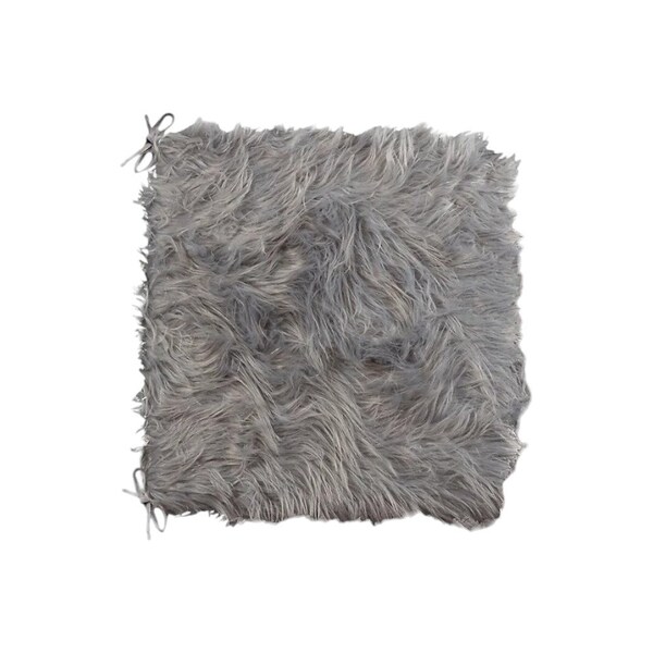 Homeroots 16" X 16" Gray Acrylic Solid Color Pad 317271 - main